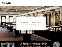 Tablet Screenshot of noraljewelers.com